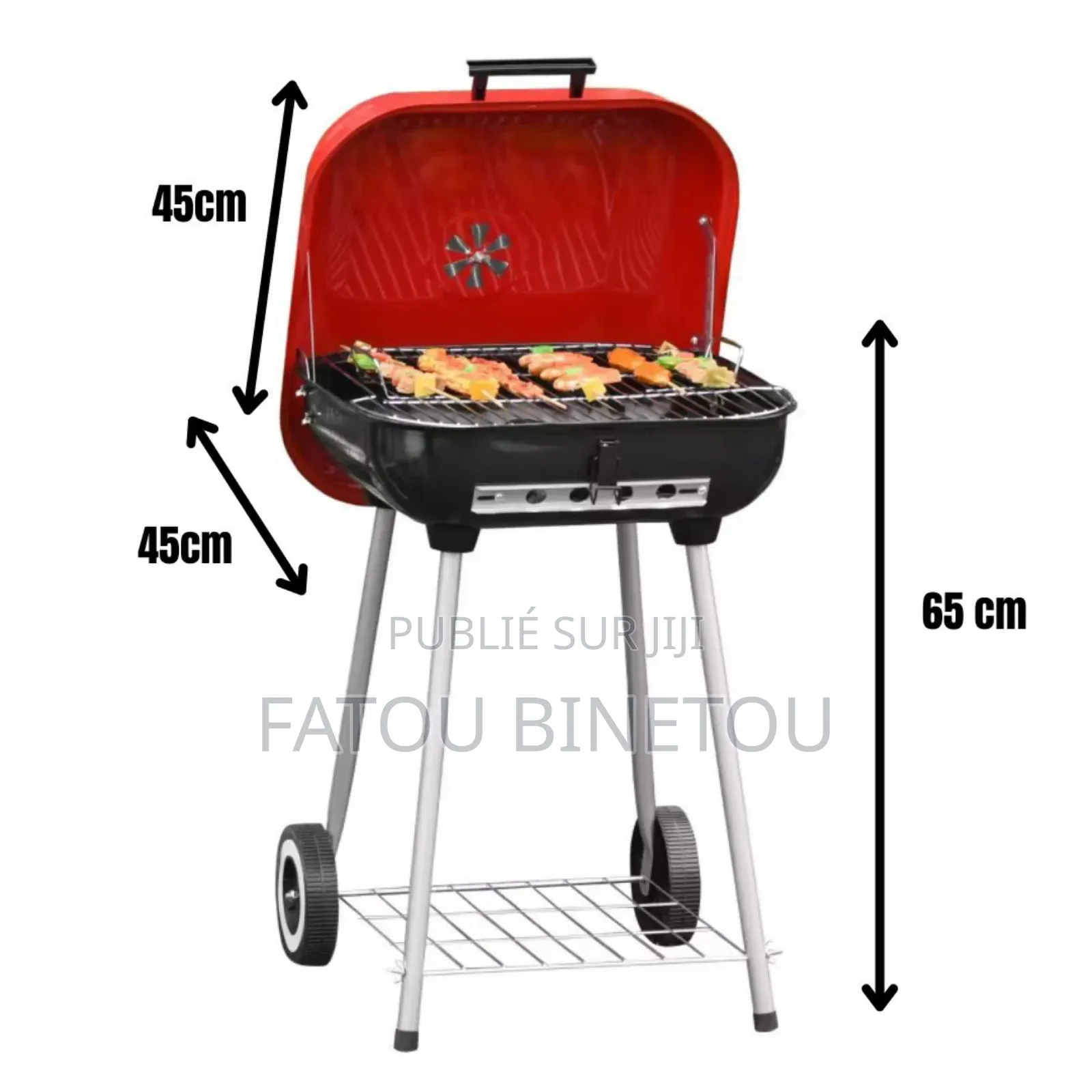Barbecue Grand Modèle Avec Roues