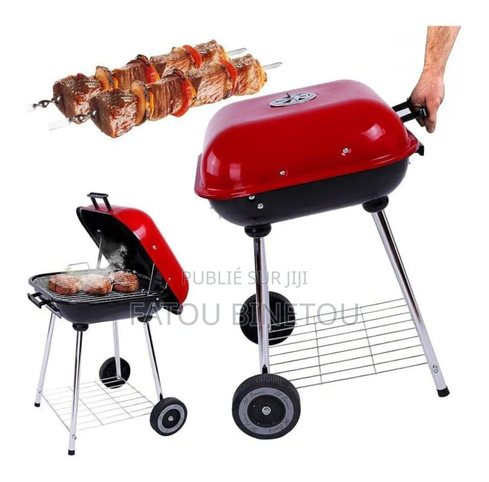 Barbecue Grand Modèle Avec Roues