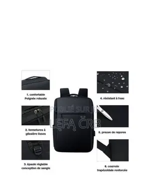 Sac À Dos Pour Ordinateur Portable Avec Un Port Chargeur