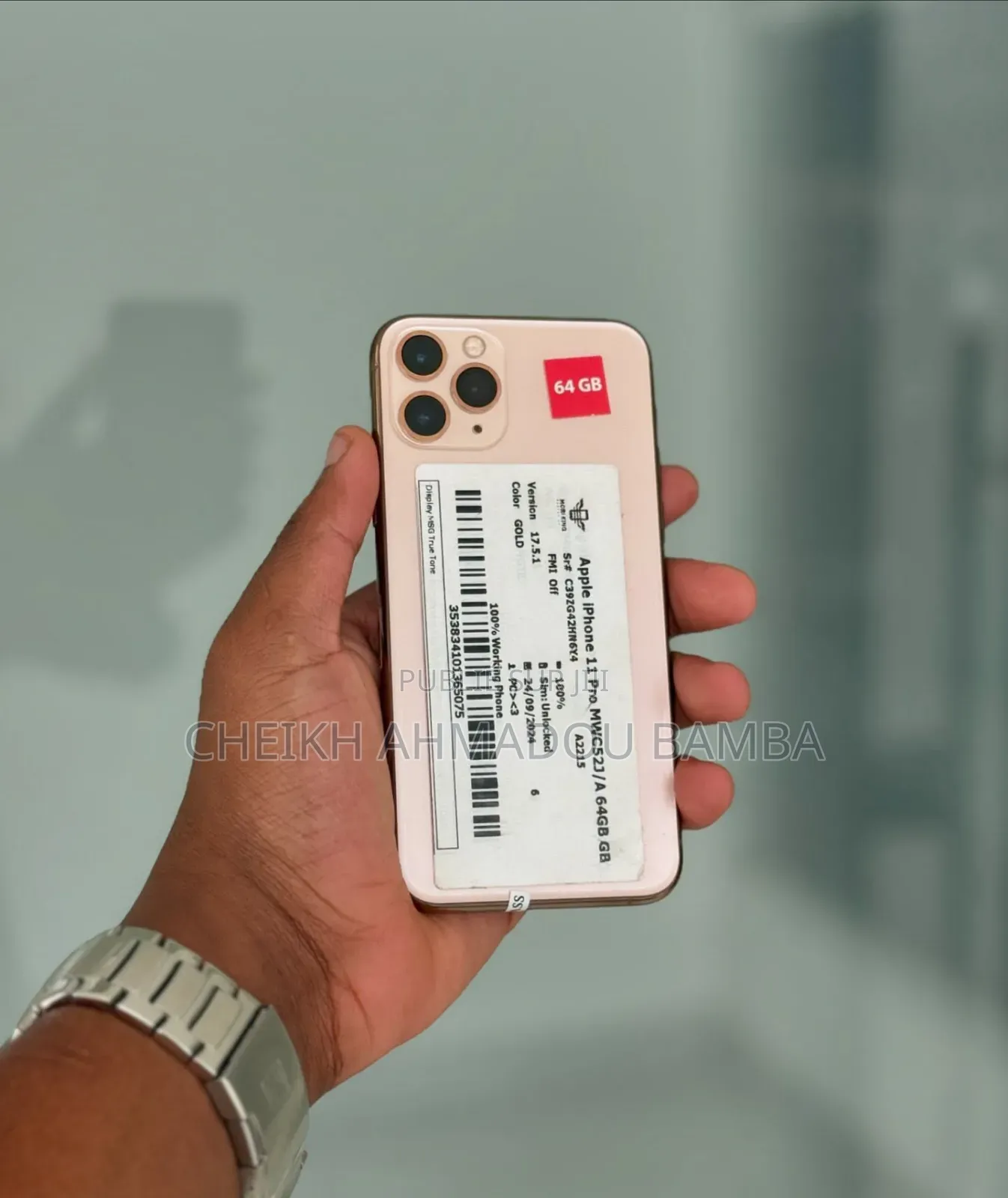 New Pomme iPhone 11 Pro 64 GB Doré