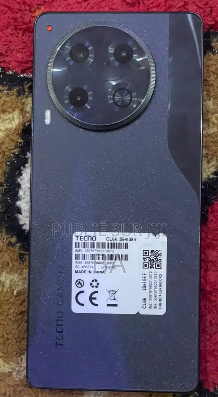 New Tecno Camon 30 256 GB Noir