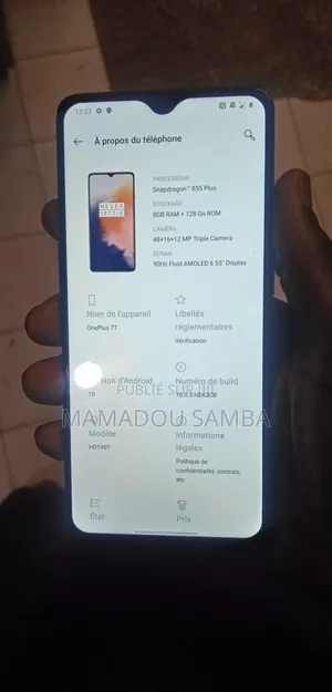Photo - OnePlus 7T 128 GB Noir