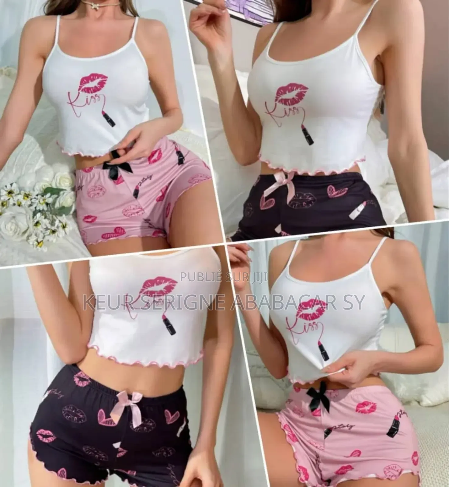 Pyjama 2pièces Qualité Originale 100% Coton