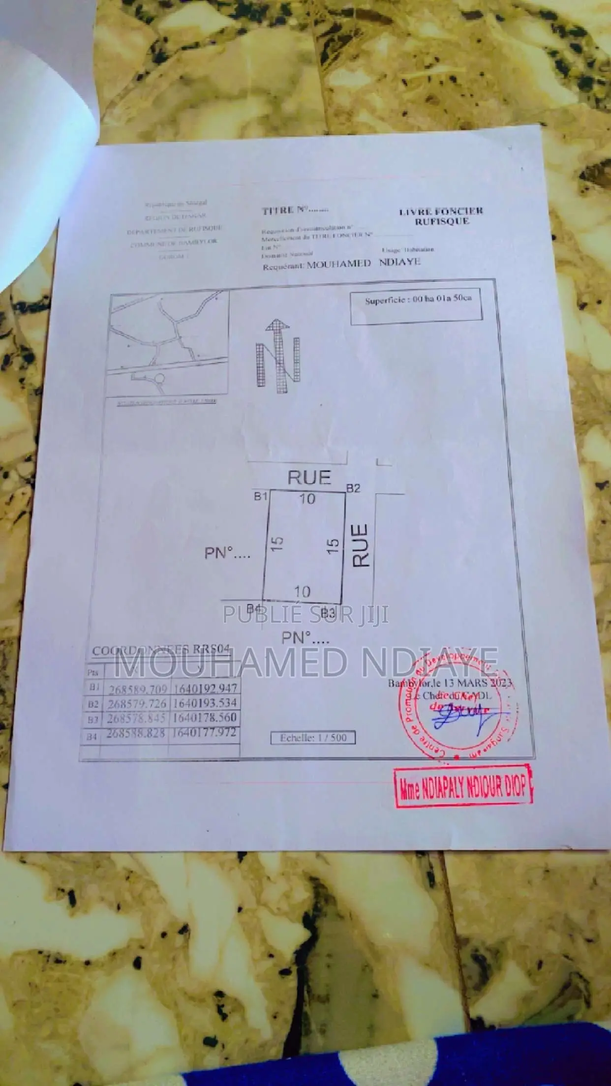 Terrain À Vendre Ngorom 1