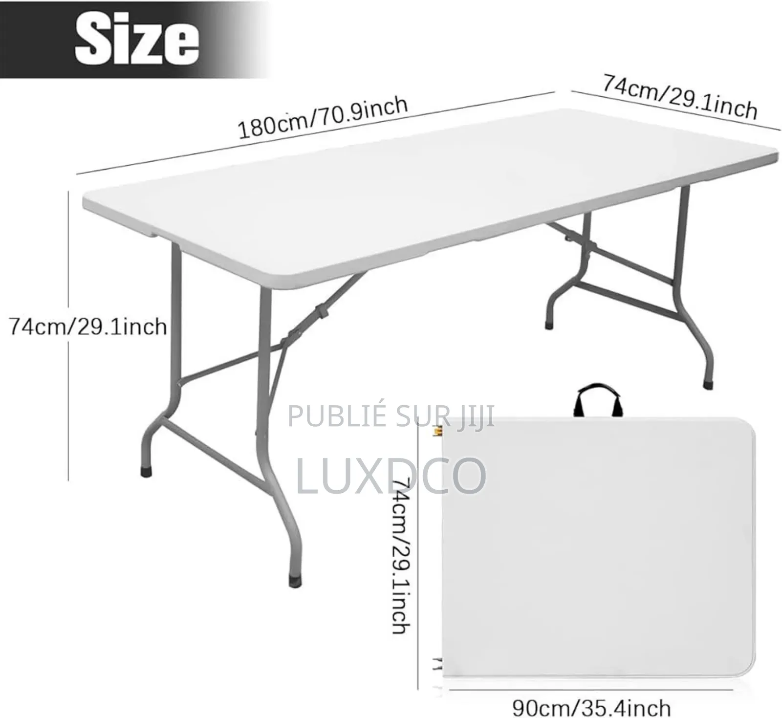 Table Dressage Pliable.