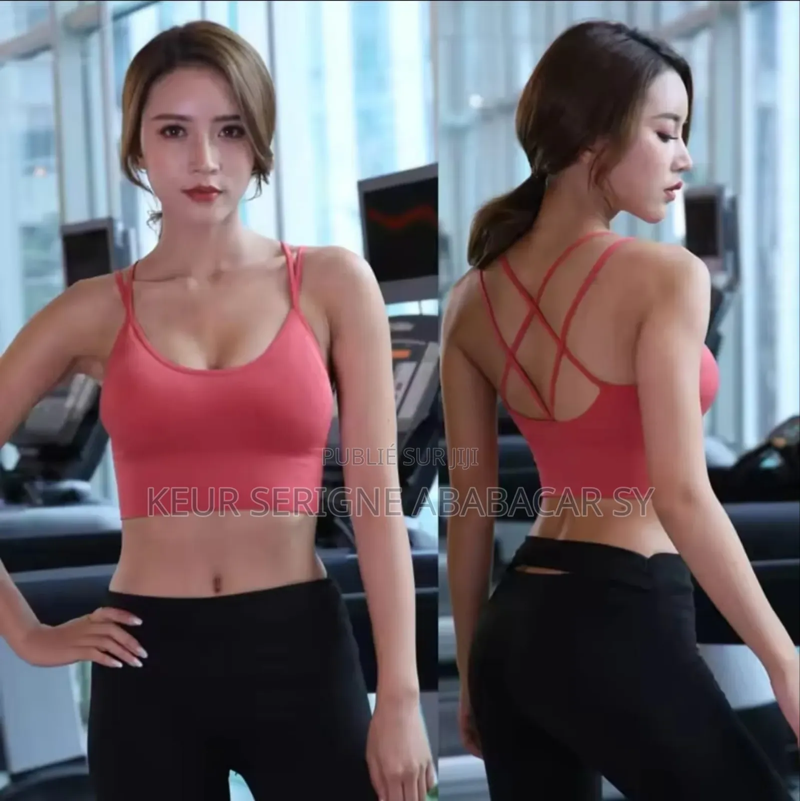 Body Sport Original 100% Coton Double Croisé Derrière