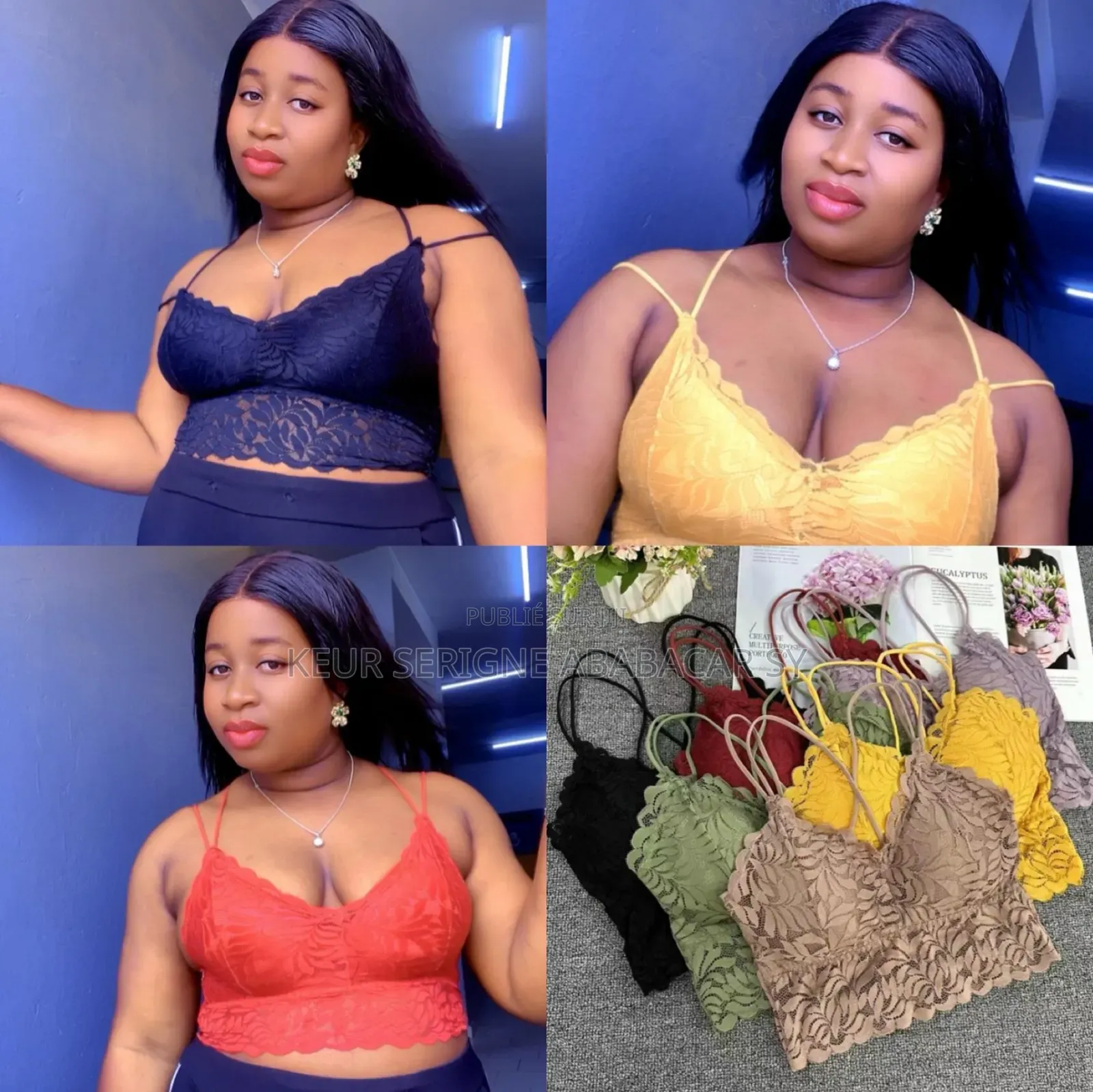 Body Languette Original Tout en Dentelle