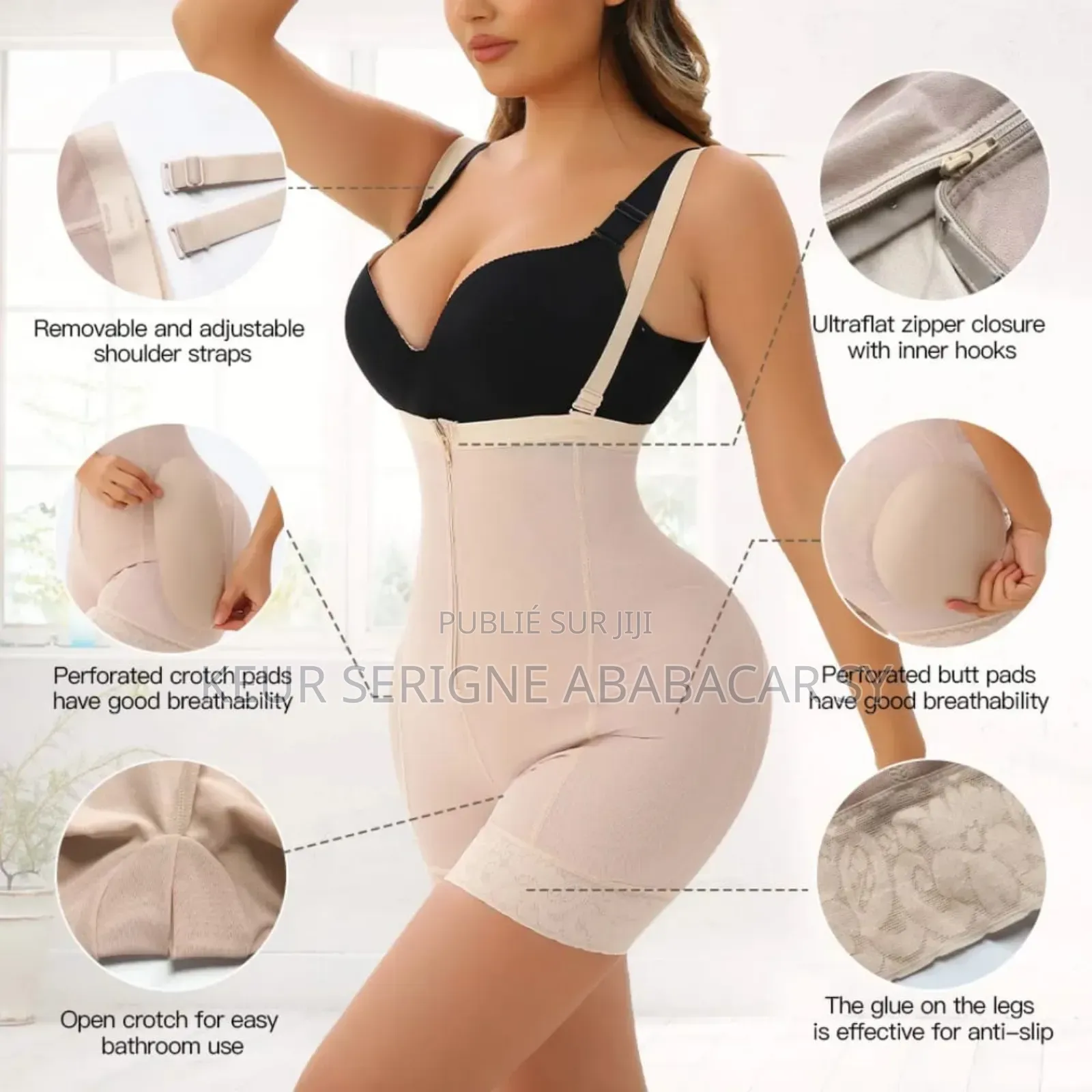 Combinaison Gaine Hanche Fesse (Bbl) 3 en 1 Nouveau Modèle