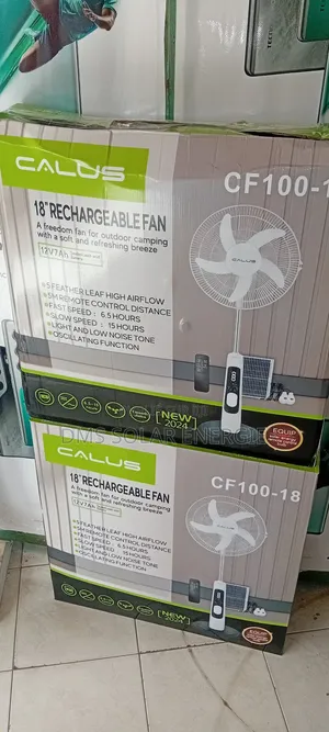 Photo - Ventilateur Solaire Rechargeable Ac/Dc