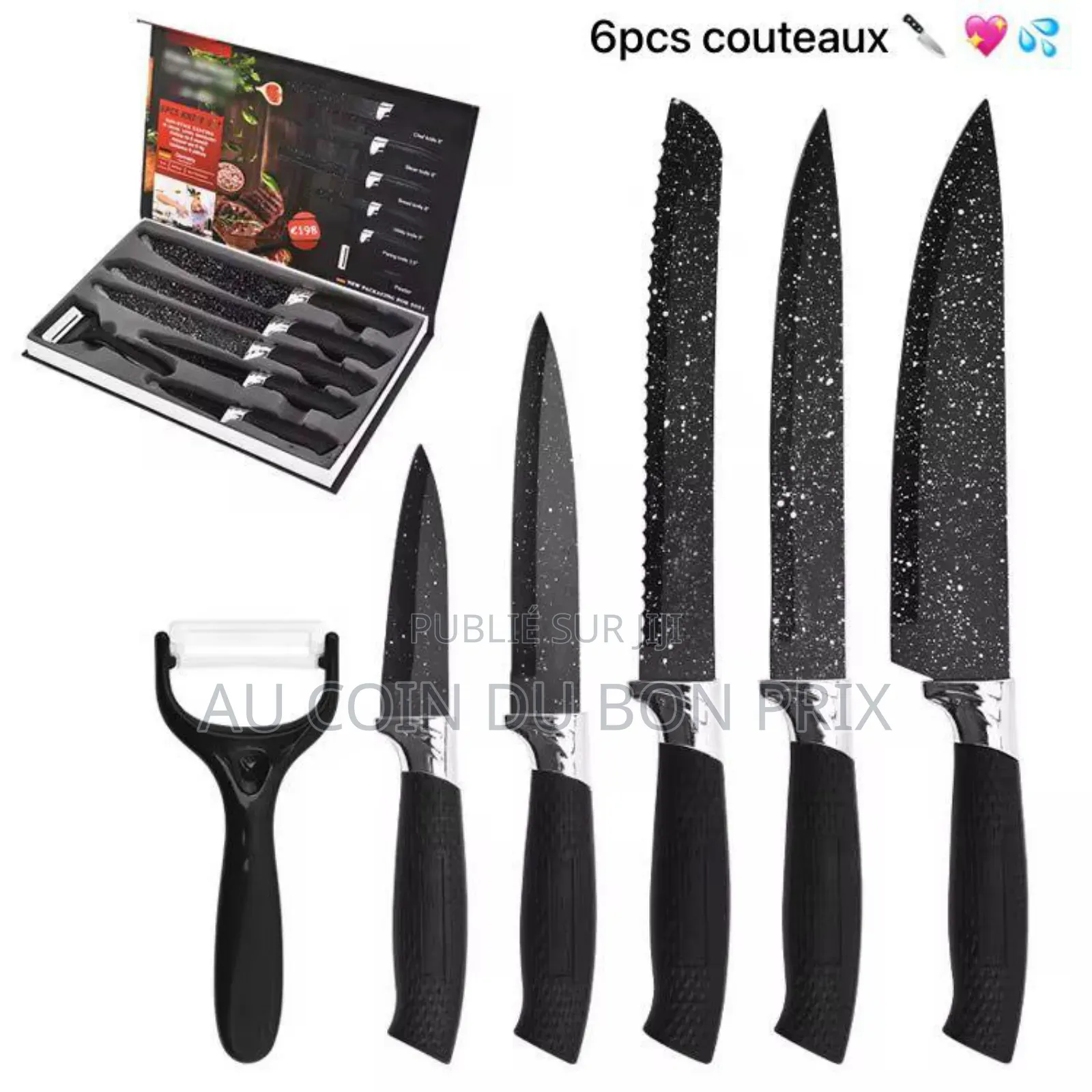 Ensemble Couteaux 6 Pièces