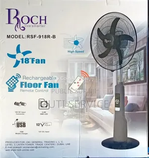 Photo - Ventilateur Rechargeable Roch 18 Pouces