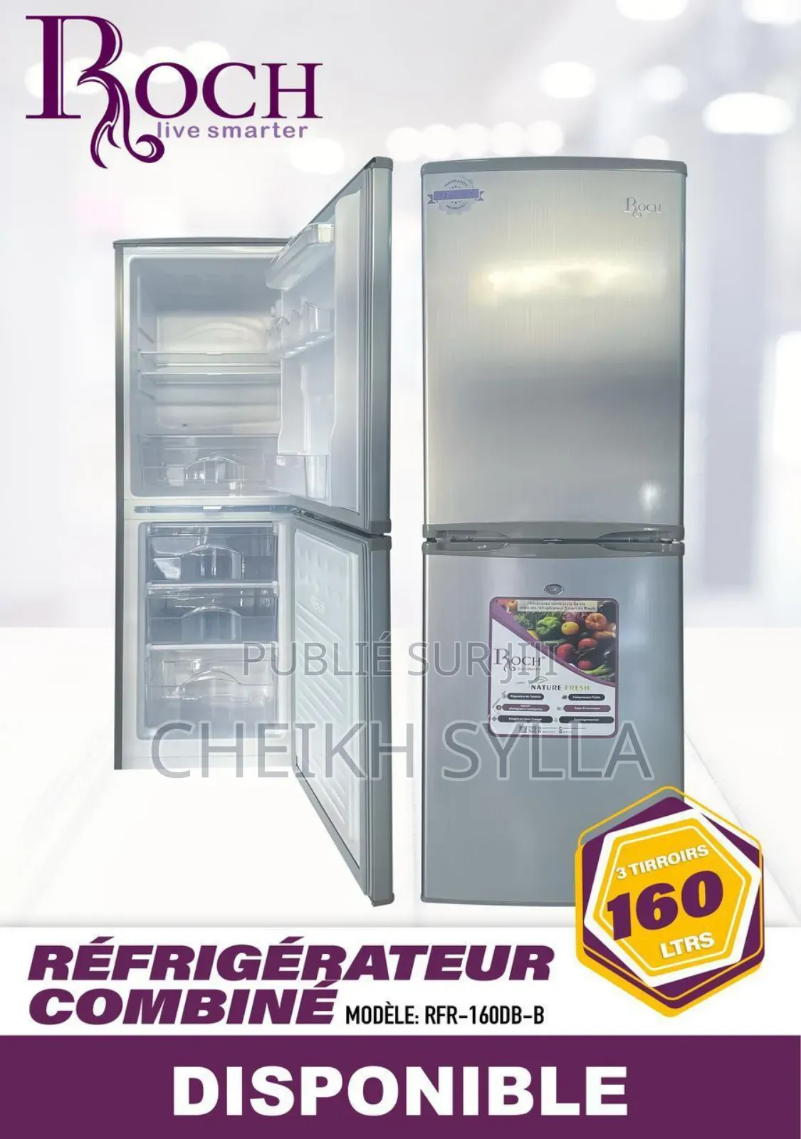 Réfrigérateur Roch 3t