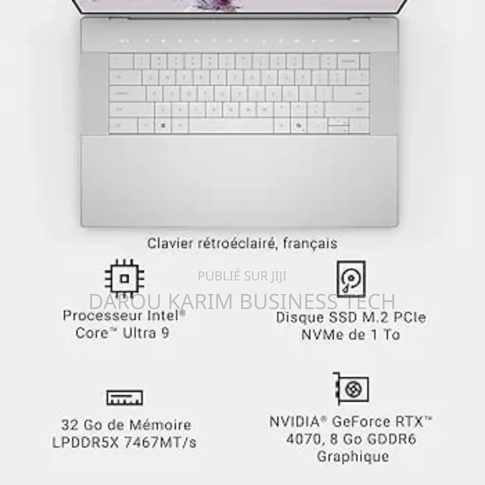 New Ordinateur Portable Dell XPS 16 9640 32GB Intel Core Ultra 9 SSD 1T