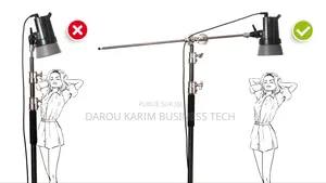 Trépied Girafe en Acier Pure Métal C-Stand Hauteu