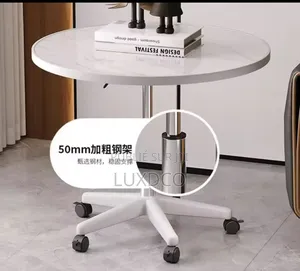 Table À Café Ronde Hauteur Réglable.