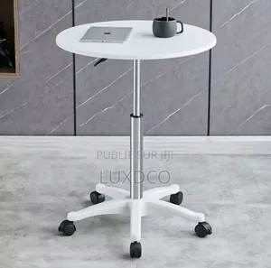 Table À Café Ronde Hauteur Réglable.