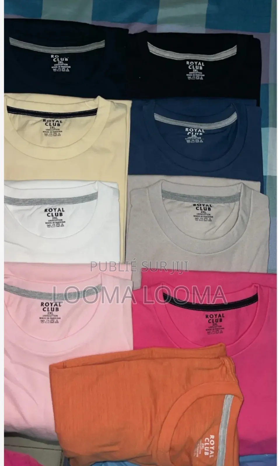 T_shirts 100% Coton