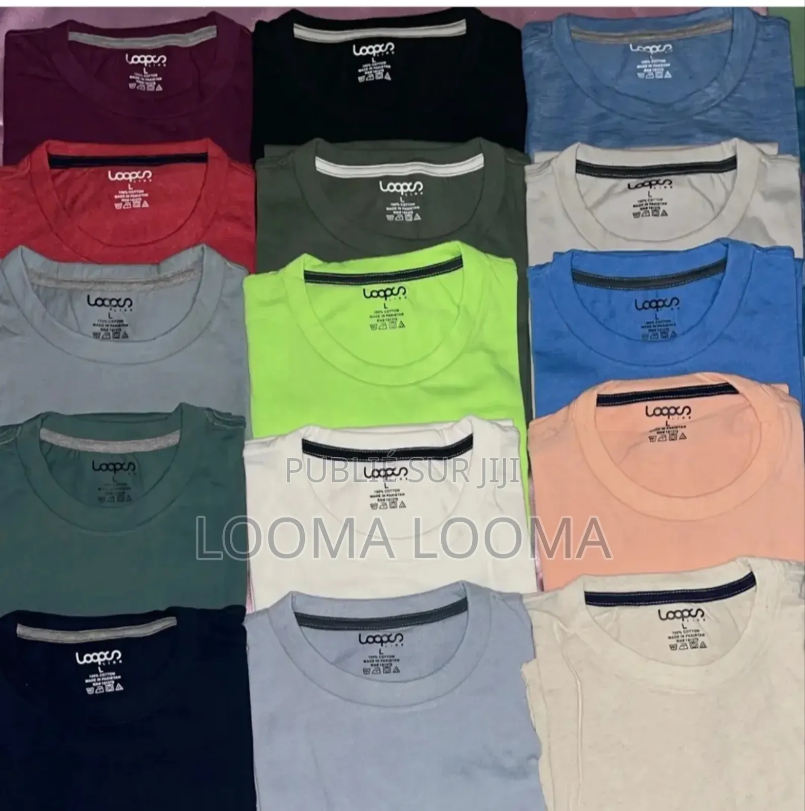 T_shirts 100% Coton