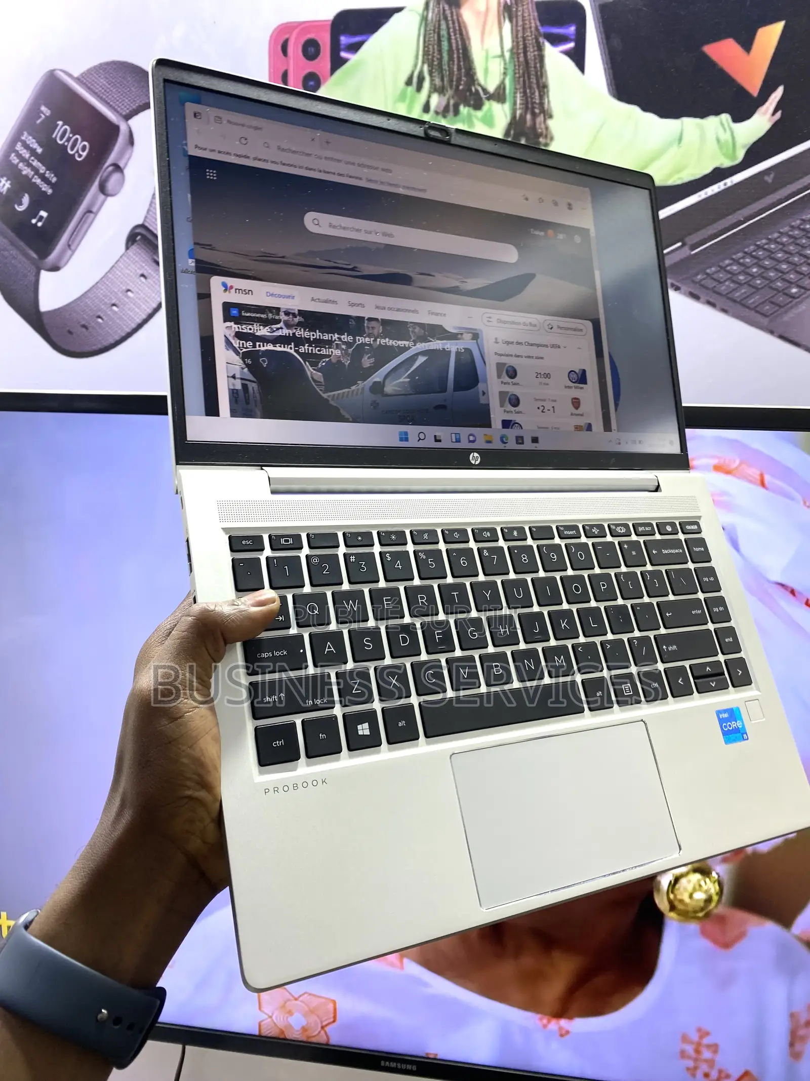 New Ordinateur Portable HP ProBook 440 G8 8GB Intel Core I5 SSD 256GB