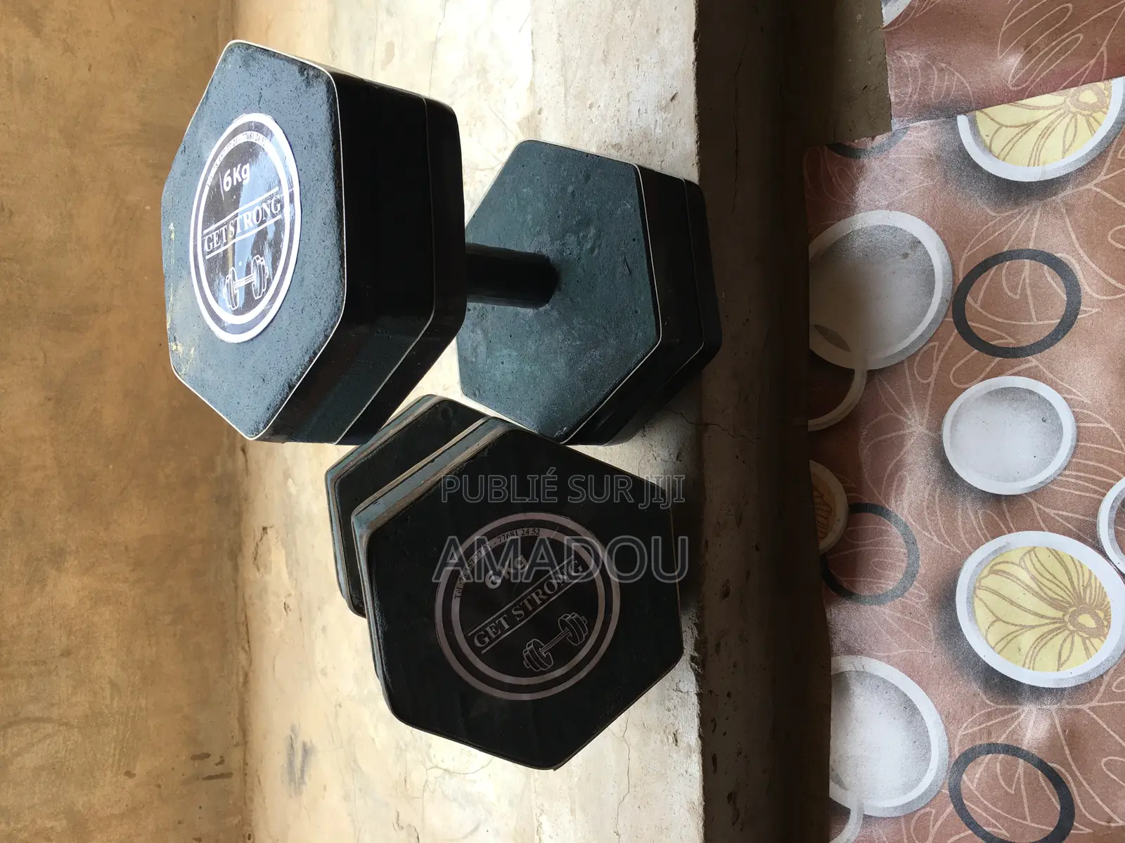 Haltères en Ciment : 6kg, 8kg, 10kg, 12kg Et 15kg Disponible