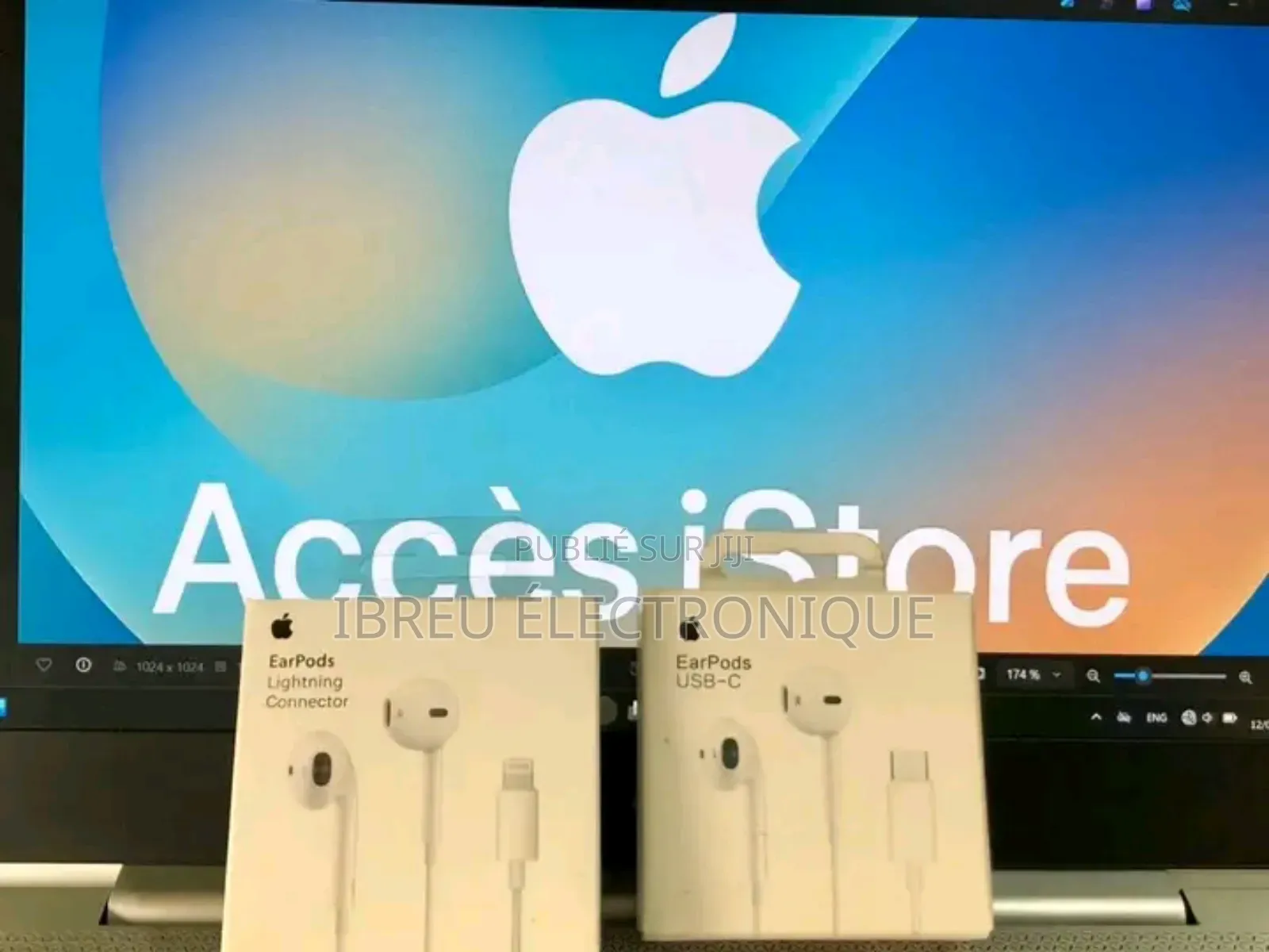 Écouteurs Filaire iPhone 
Lightning Et Type C 
8000fr l'Unit