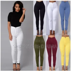 Photo - Pantalon Femme À Boutons