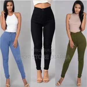 Pantalon Femme À Boutons
