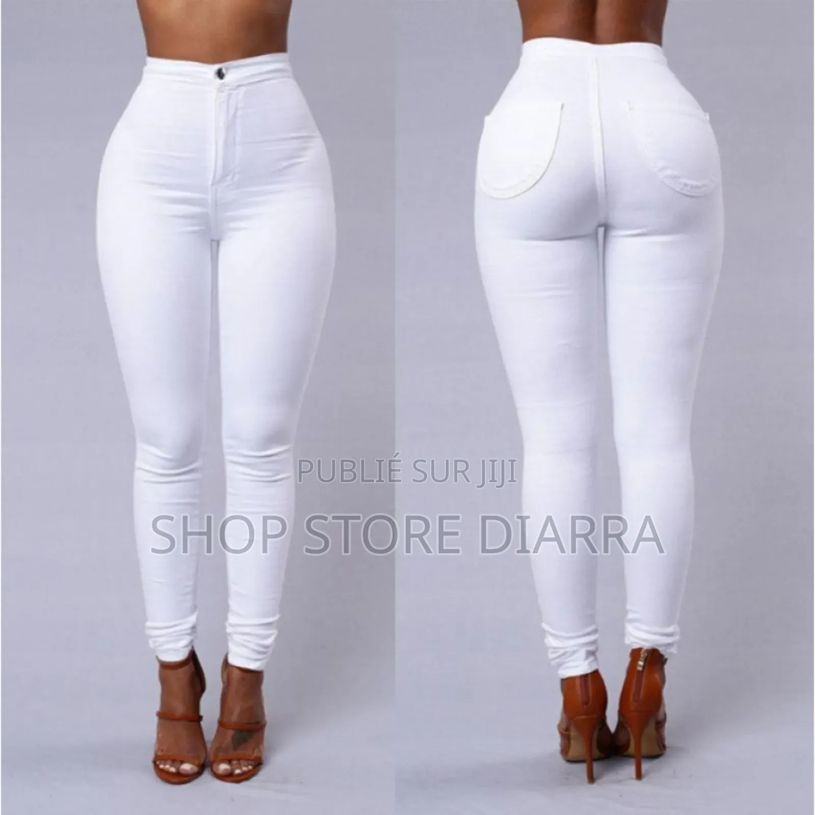 Pantalon Femme À Boutons