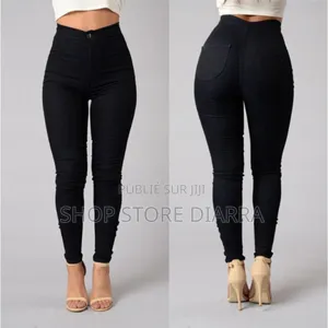 Pantalon Femme À Boutons