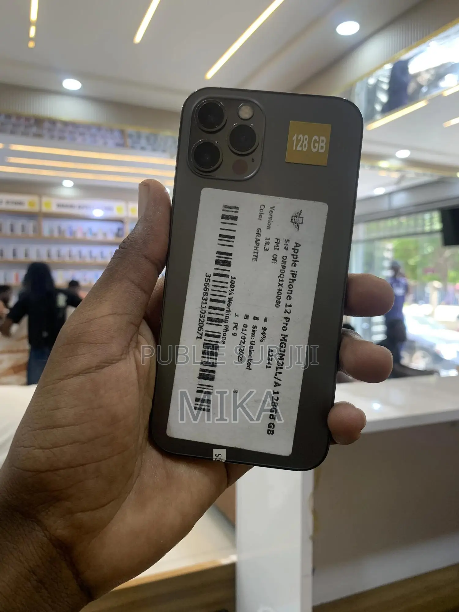 New Pomme iPhone 12 Pro 128 GB Noir