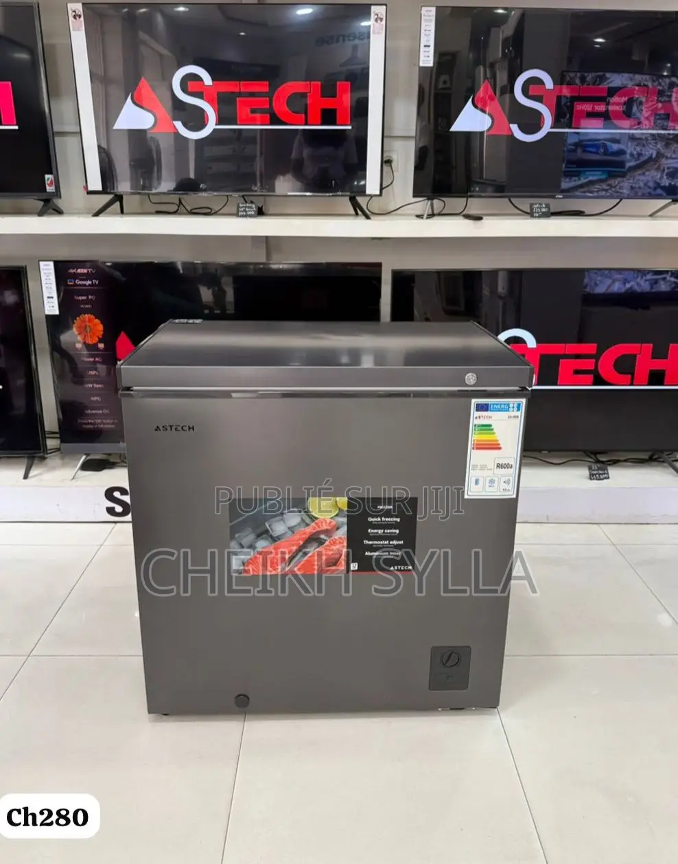 Congélateur Asech 280l