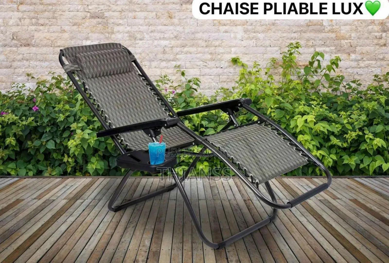 Chaise Pliable