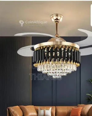 Photo - Lustre Ventilateur Avec Mp3