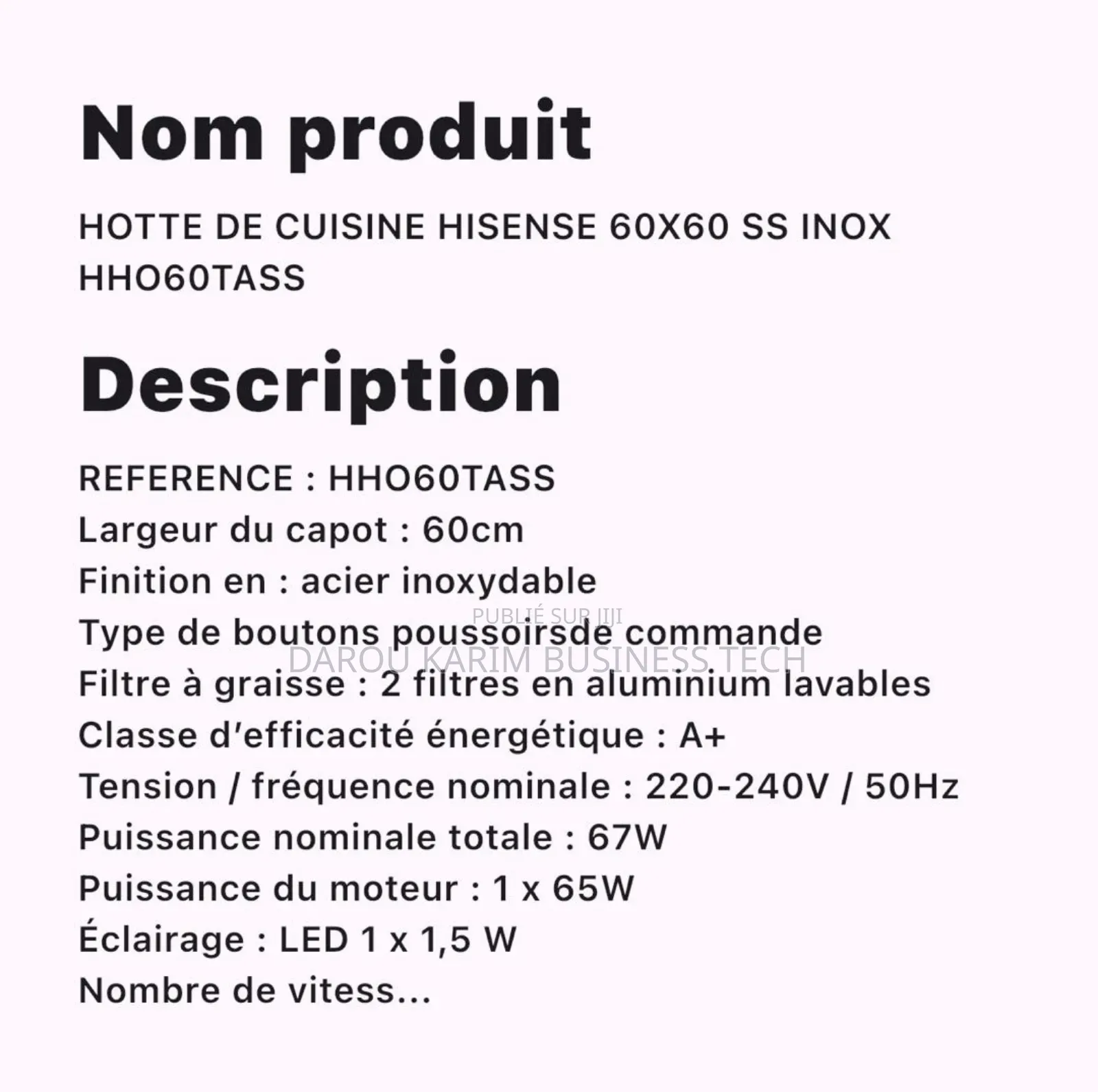 Hotites De Cuisine Hisense