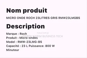 Micro Onde Roch 23 Litres