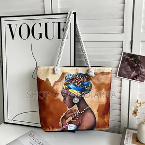 Sac De Plage “Watercolor African Women”