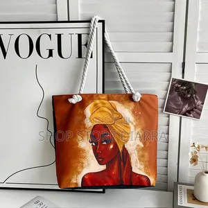 Sac De Plage “Watercolor African Women”