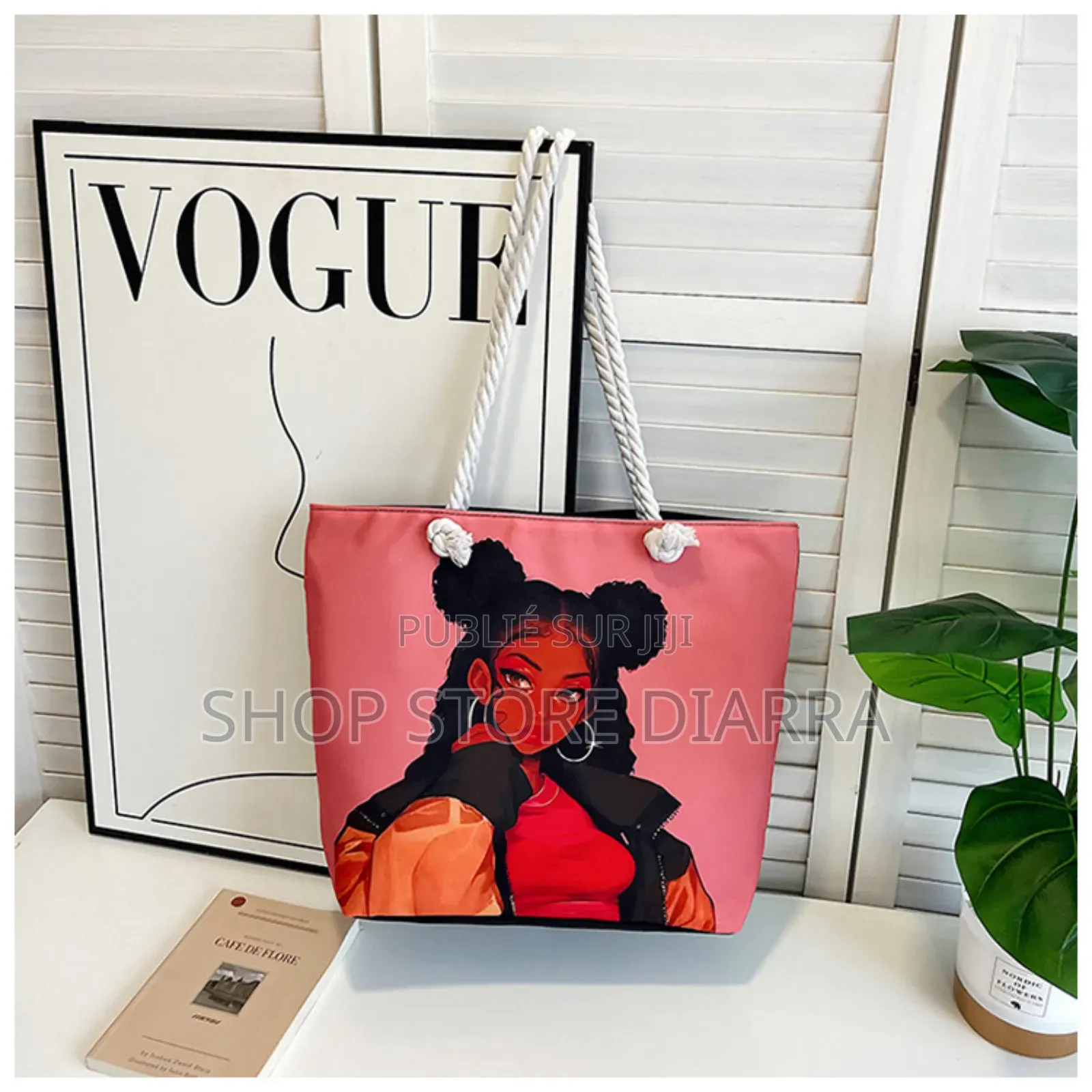 Sac De Plage “Watercolor African Women”