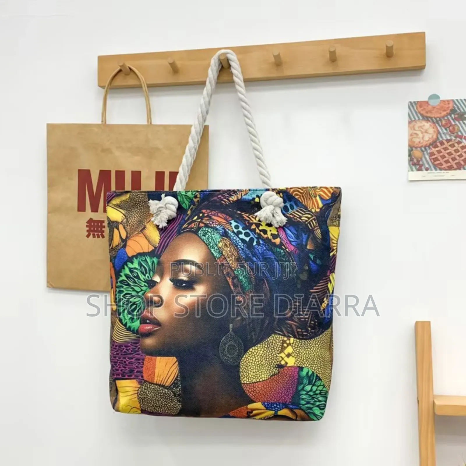 Sac De Plage “Watercolor African Women”