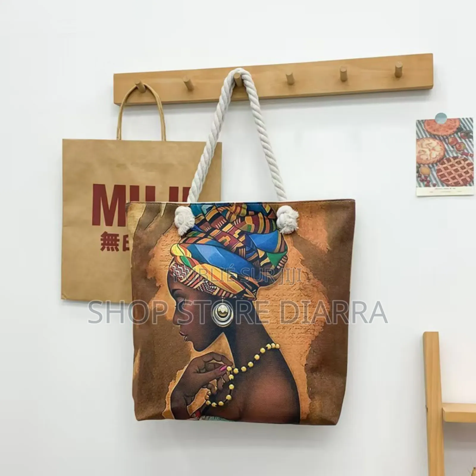 Sac De Plage “Watercolor African Women”