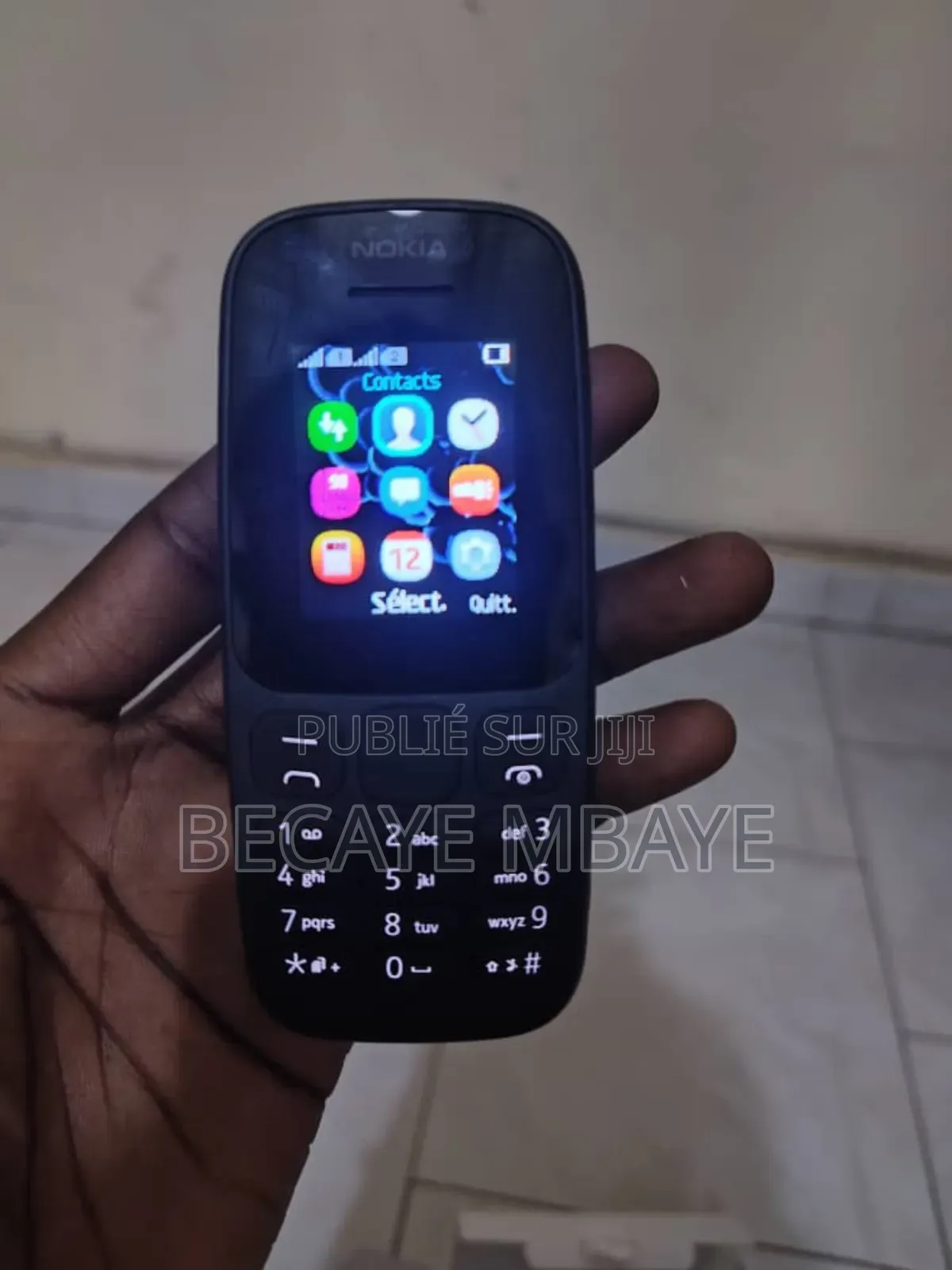 New Nokia 105 (2022) Noir