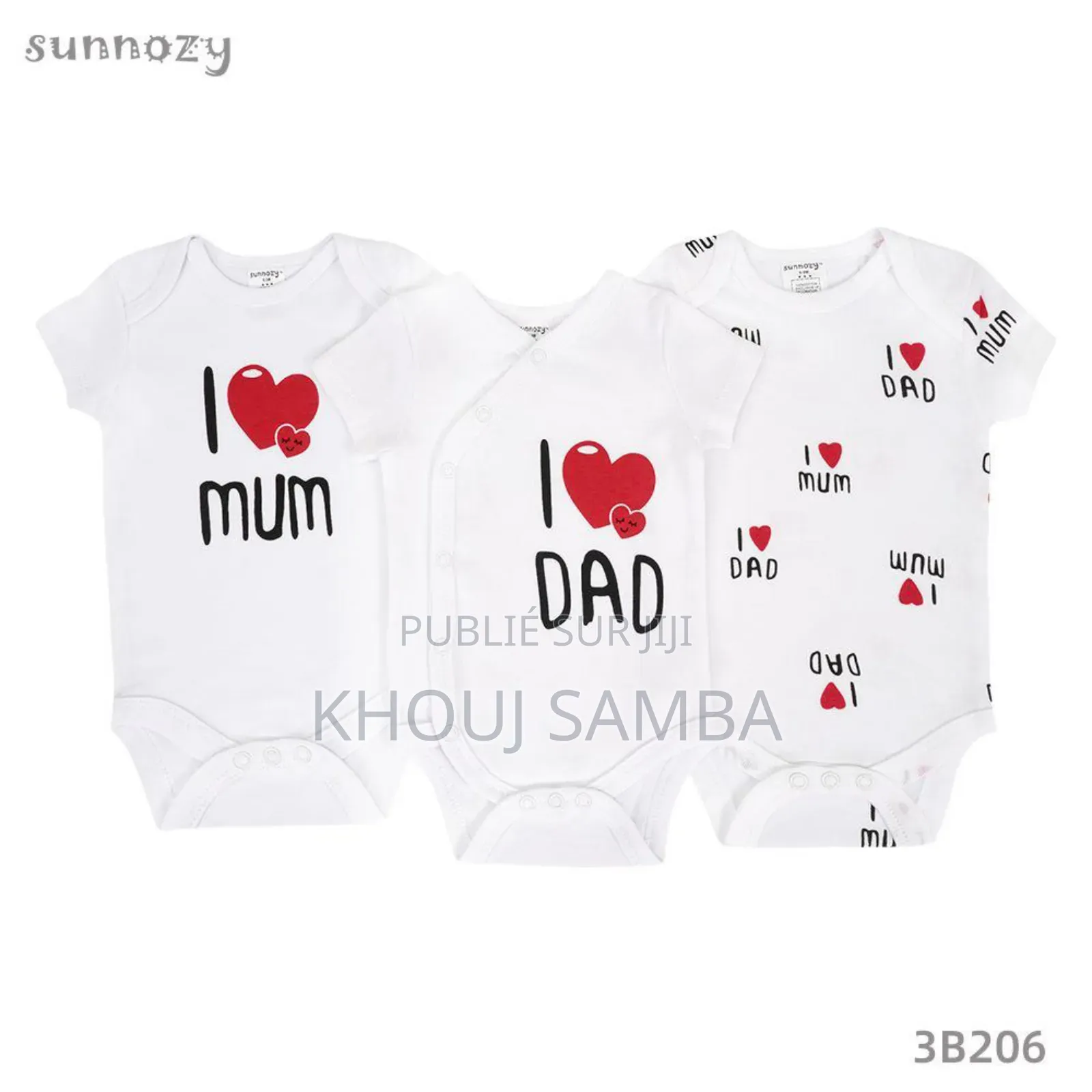 Lot De 3 Bodies Suits