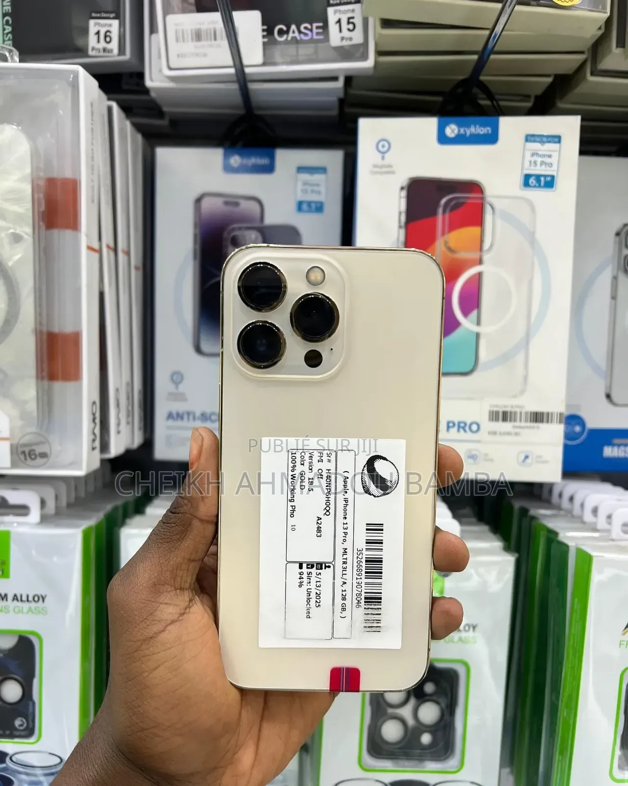 New Pomme iPhone 13 Pro 256 GB Doré