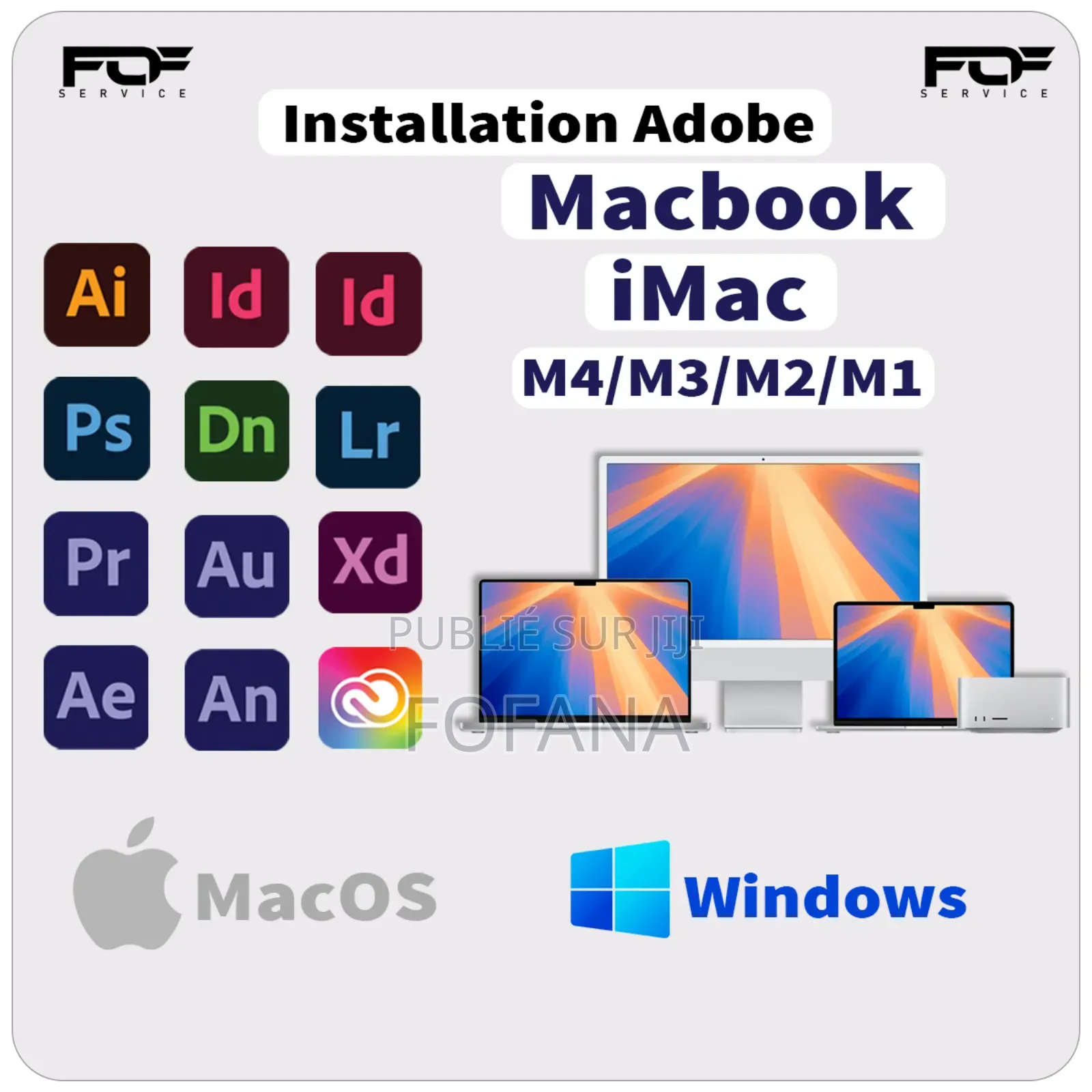 Photoshop-Illustrator- Premiere- After Effect Mac