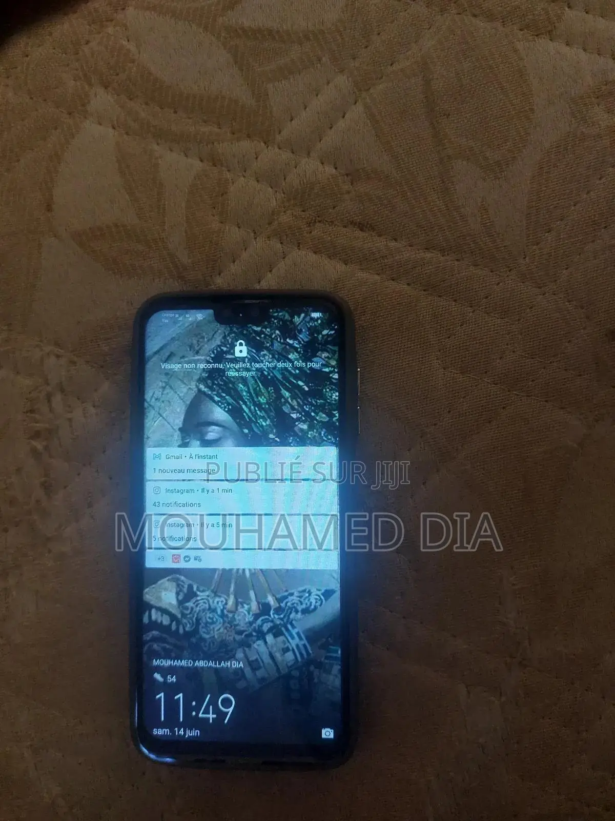 New Huawei Y9 64 GB Bleu