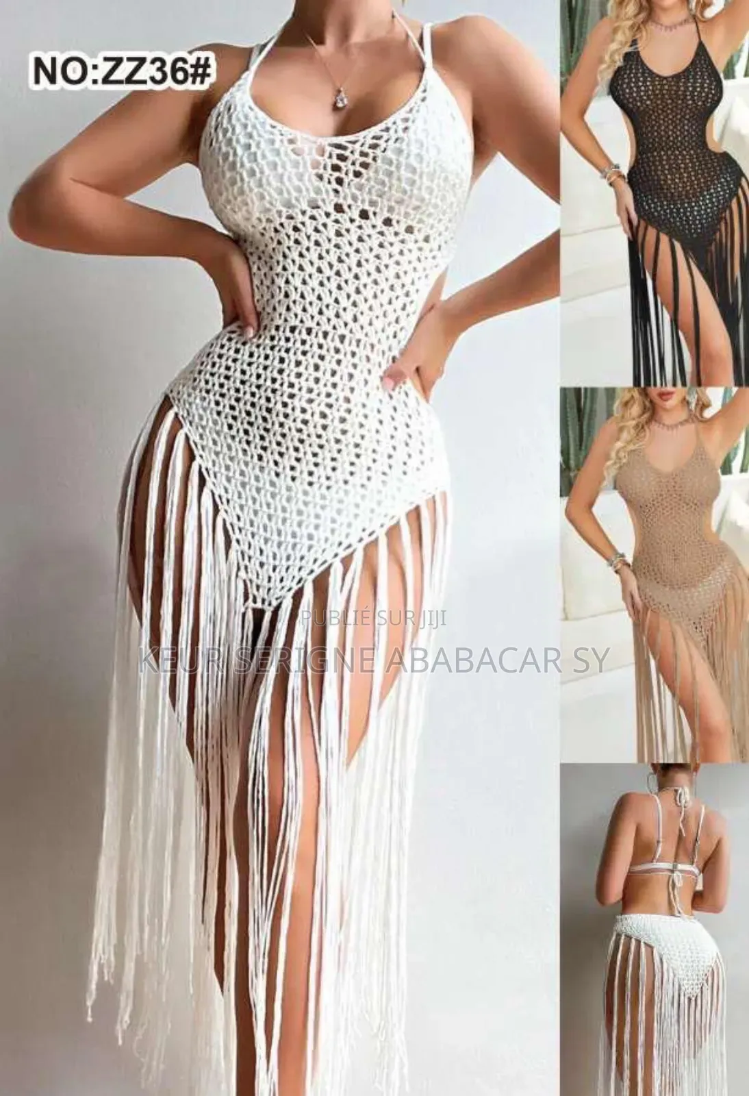 Robe De Plage en Maille