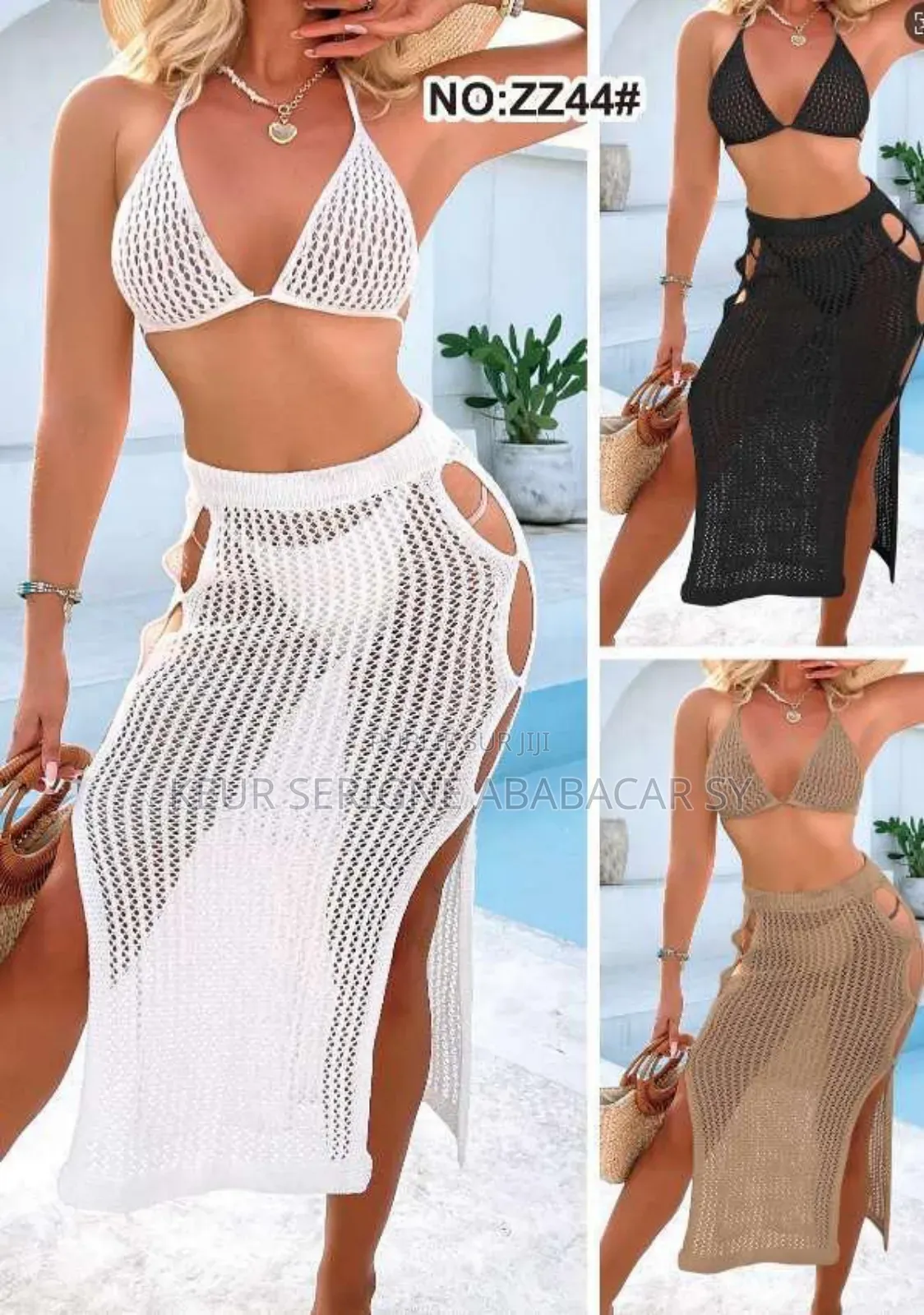 Robe De Plage en Maille