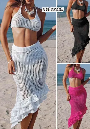 Robe De Plage en Maille