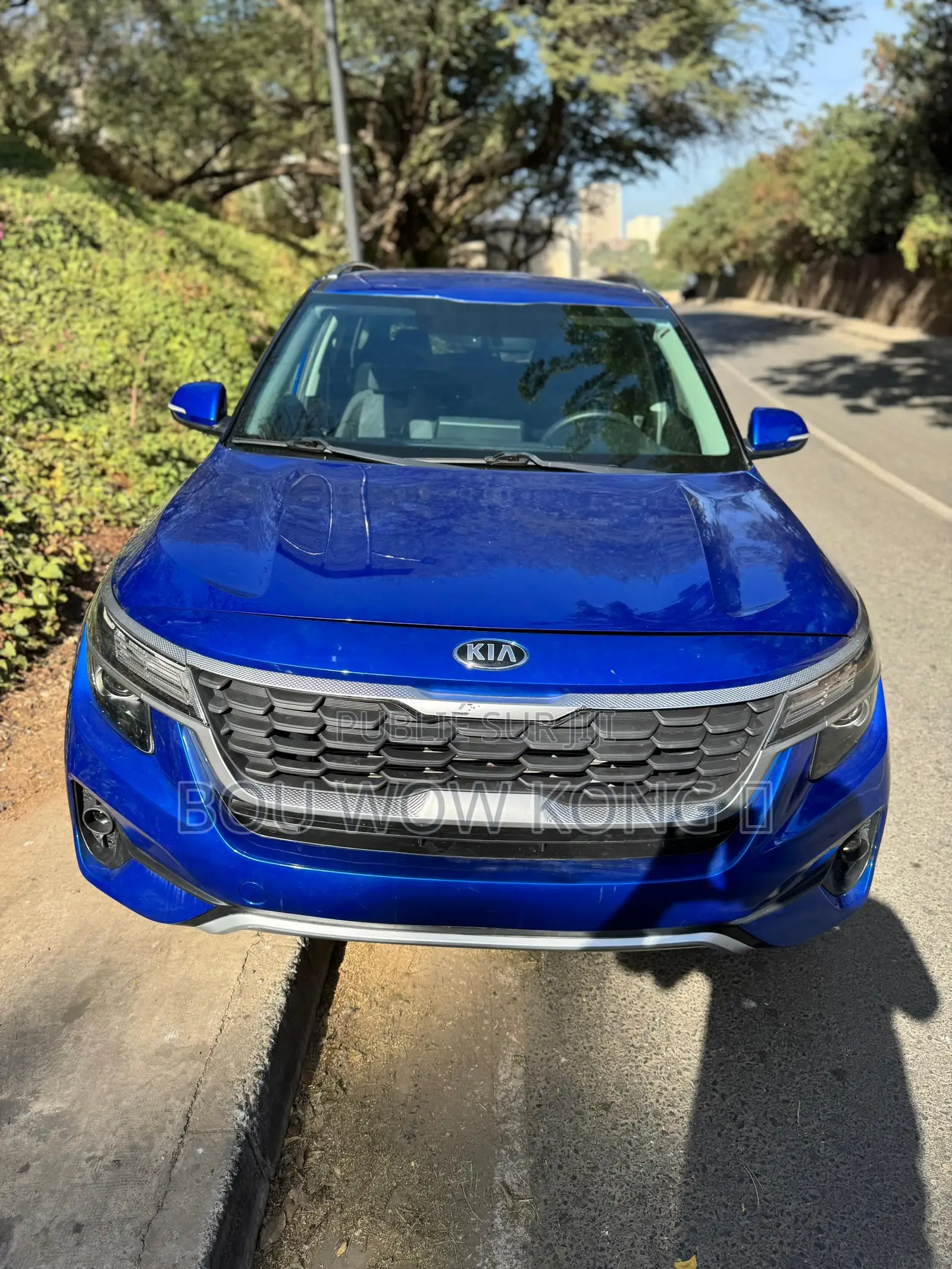 Kia Seltos 1.6 T-GDI 2021 Bleu