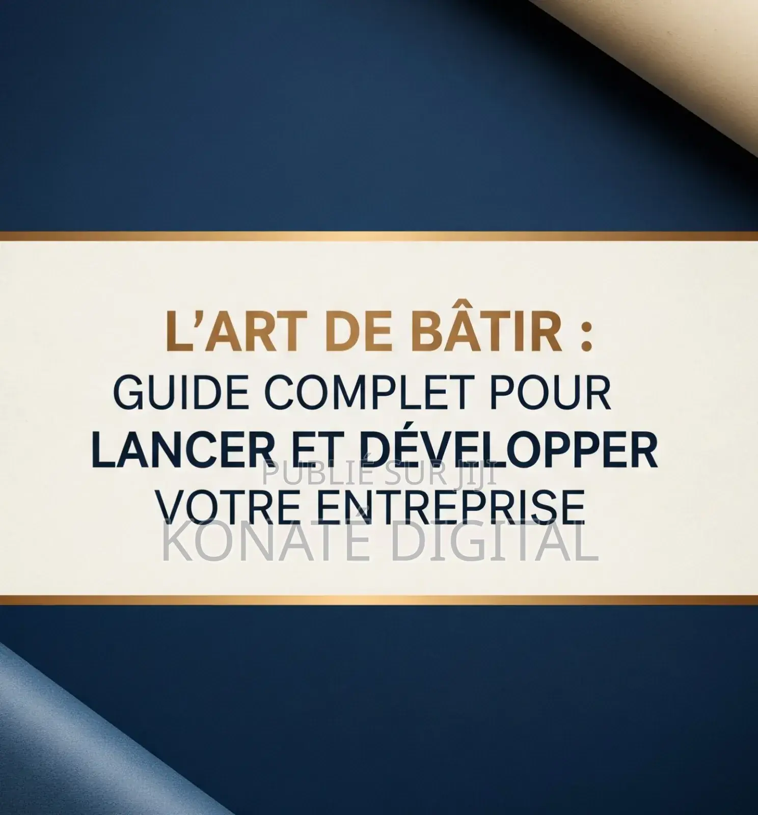 l'Art De Bâtir ( Guide Complet De L'entrepreneuriat)